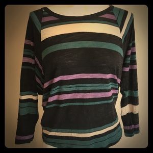 H.I.P. Soft Shrug Striped Pullover
